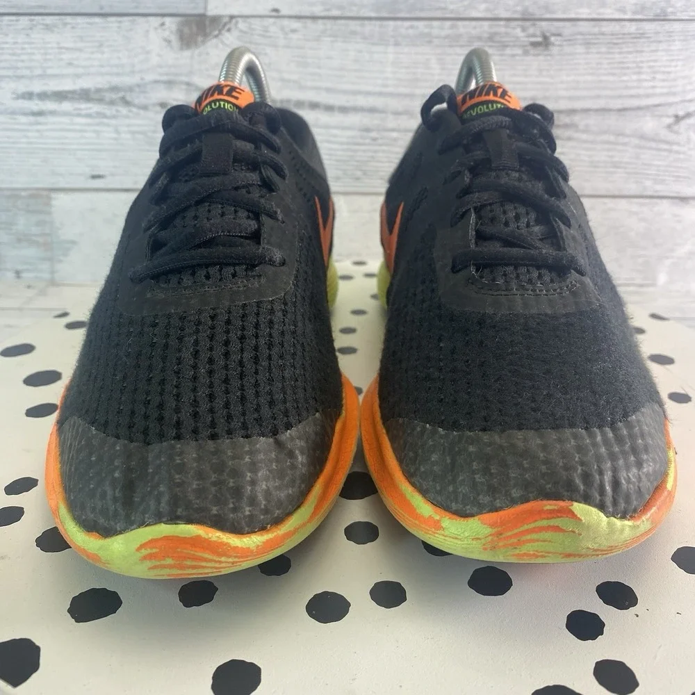 Nike Revolution 4 Shoes Boys 6.5Y Black Breathable Comfort Athletic AR2416-001